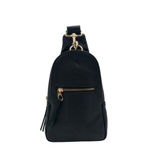 Universal Thread Black Faux Leather Convertible Crossbody Bag